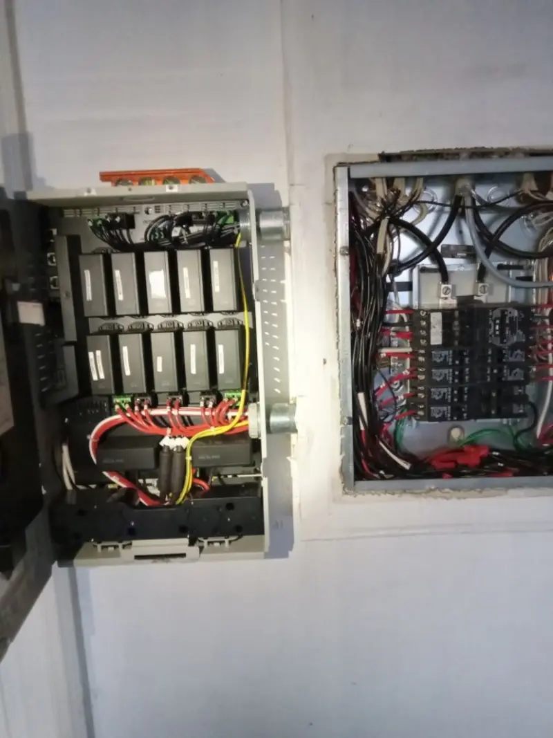 Electrical panel upgrade completed for Commercial Electrician Services in North Liberty